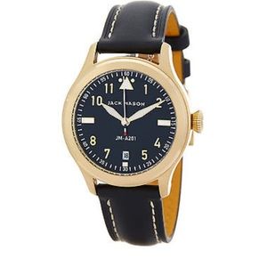 Classic Black and Gold Women’s Watch by Jack Mason